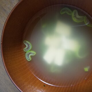 ダシダの豆腐スープ